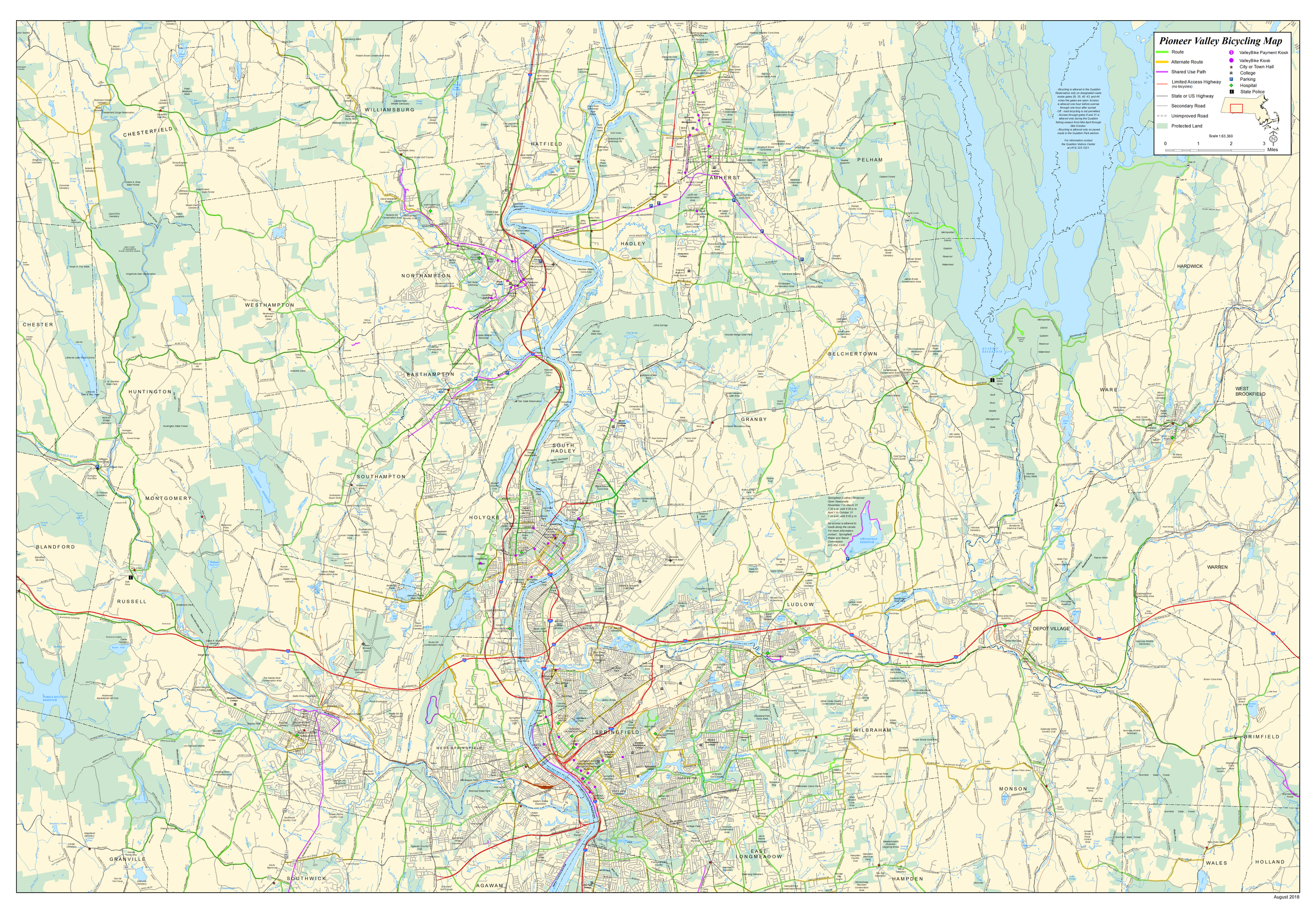 Regional Bicycle Map (see PDF for higher resolution)