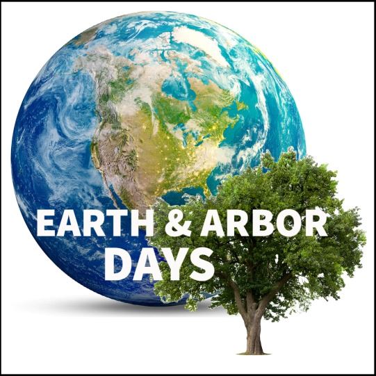Image of Earth and Arbor Days