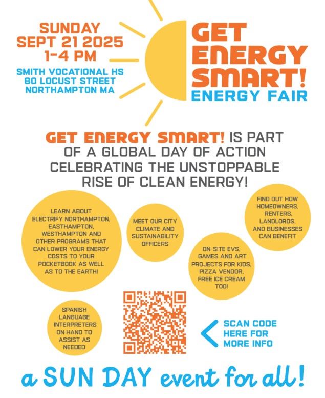 Flyer of the upcoming Get Energy Smart! Energy Fair