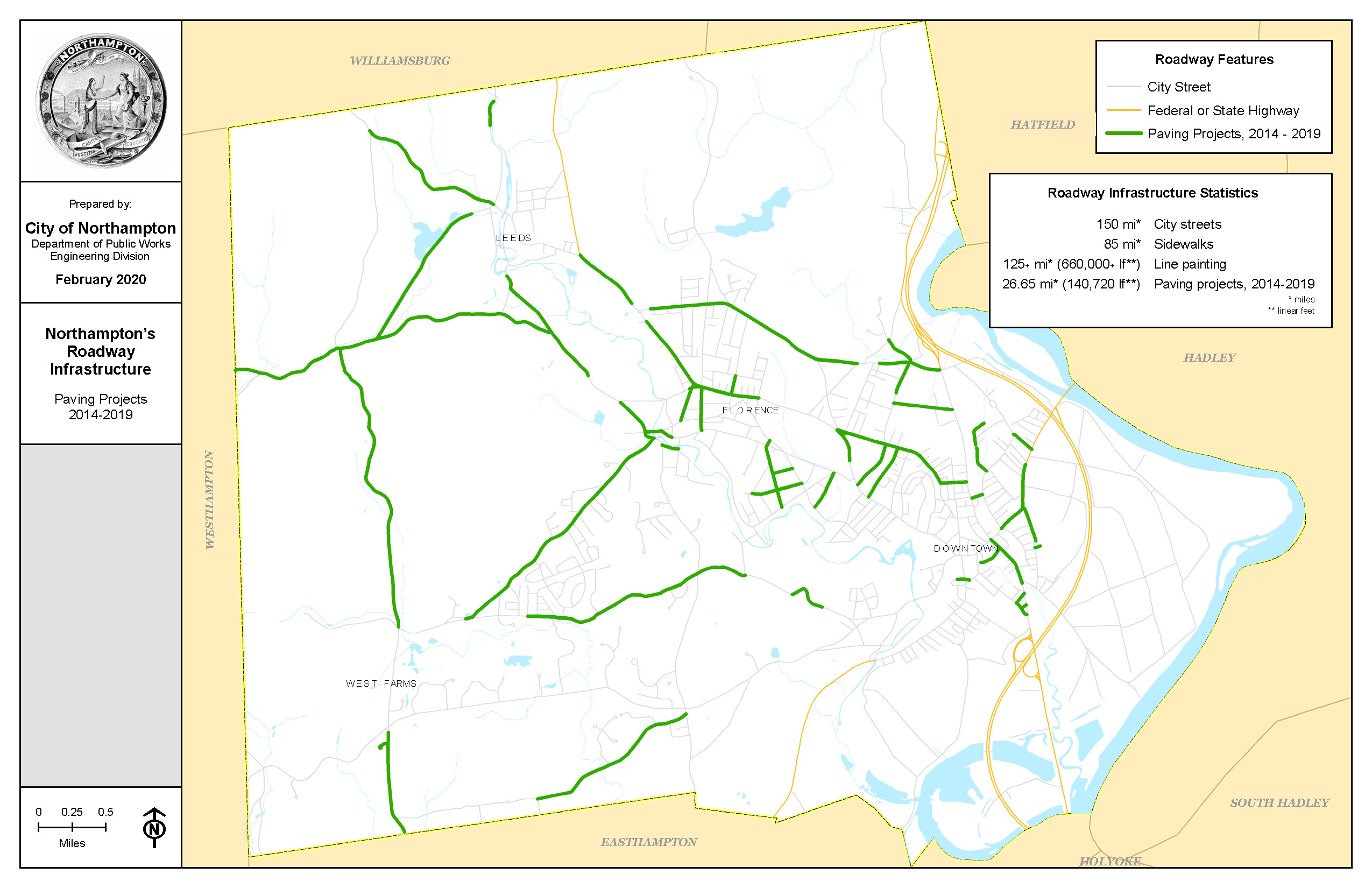 Image of City Roadway Infrastructure (streets and sidewalks) Opens in new window